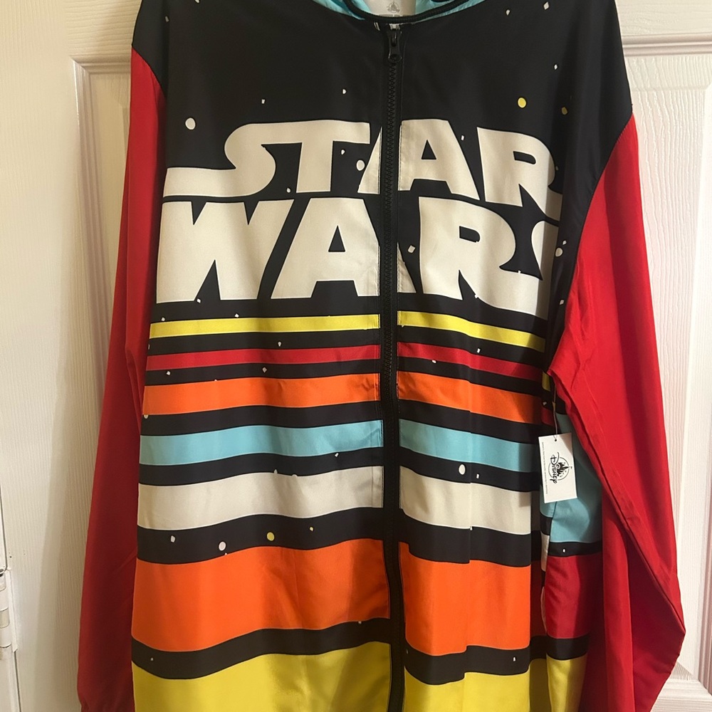 Star Wars Colorful Striped windbreaker Jacket medium